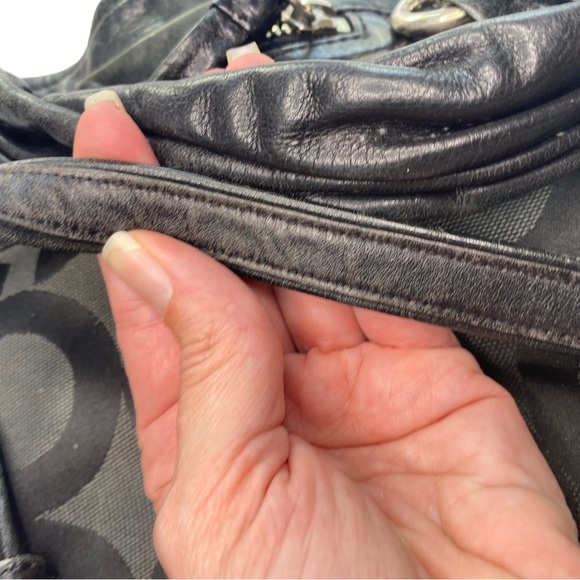 Coach Y2K Parker C Black Patterned Women's Shoulder Bag - Picture 6 of 8